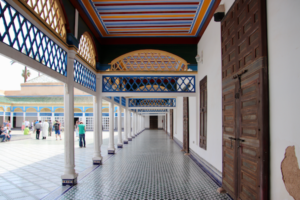 The ornate Bahia Palace