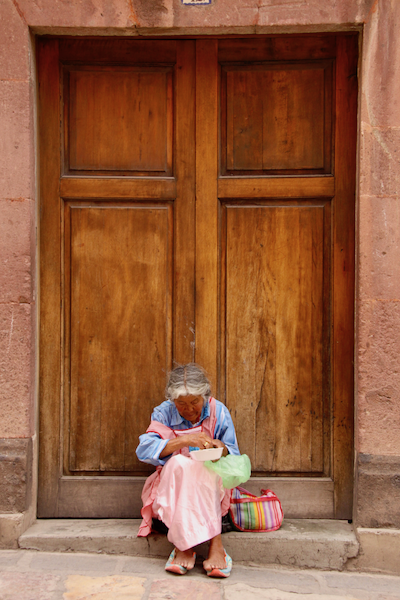 elderly woman