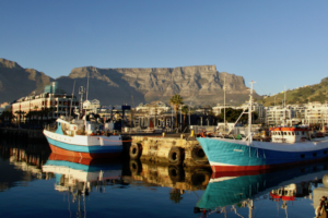 Victoria and Albert Harbor and view of Table Mountain