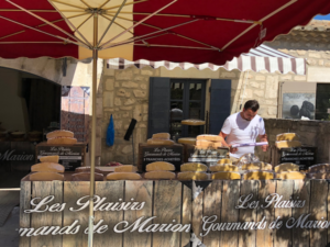 Streets of Les Baux de Provence, Cheese Shop