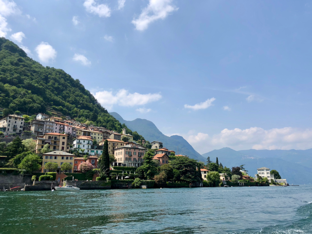 Coastal view of Lake Como