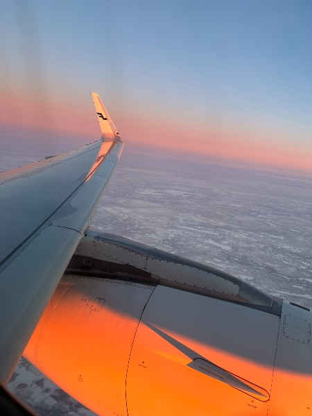 View from window over Finland