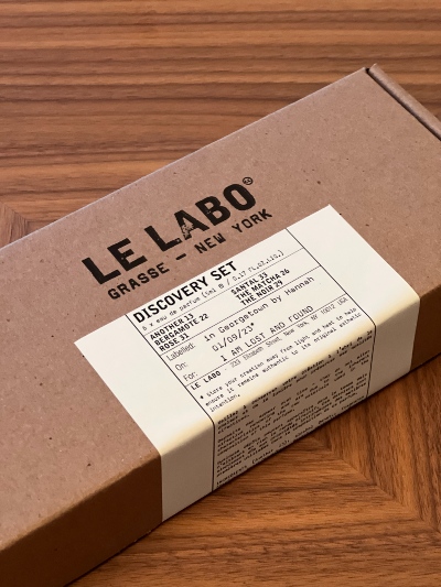 Le Labo fragrance box