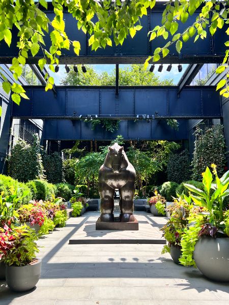 Botero sculpture at Pendry Hotel