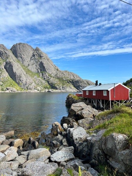 View over fjord